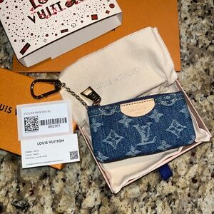 Louis Vuitton Denim Key Pouch